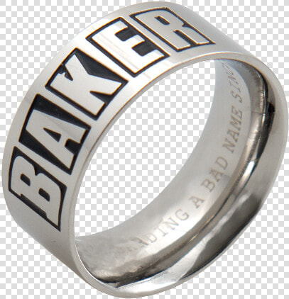 Baker Ring Silver   Titanium Ring  HD Png DownloadTransparent PNG