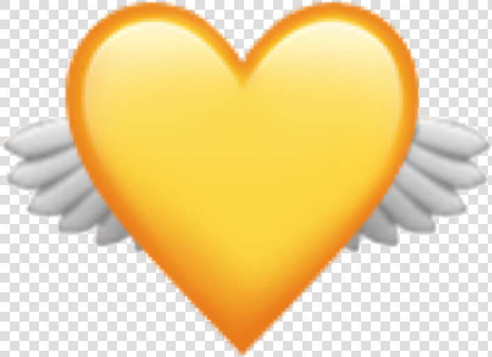  yellow  yellowheart  love  iloveyou  happy  cute  kisses   Baby Angel Emoji Png  Transparent PngTransparent PNG