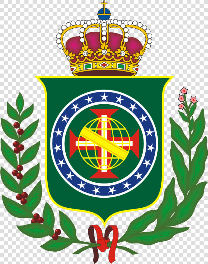 Coa Regent Prince Of Brazil Peace Symbol Flag Scallywag   Empire Of Brazil Seal  HD Png DownloadTransparent PNG