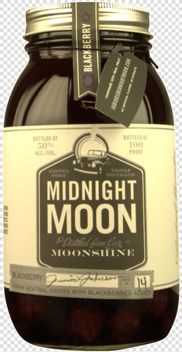 Junior Johnson Midnight Moon Blackberry   Midnight Moon Blackberry Moonshine  HD Png DownloadTransparent PNG