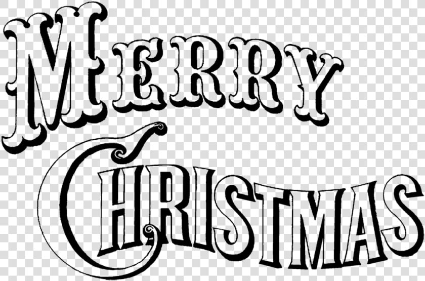 Free Religious Merry Christmas Clipart   Merry Christmas Images Black And White  HD Png DownloadTransparent PNG