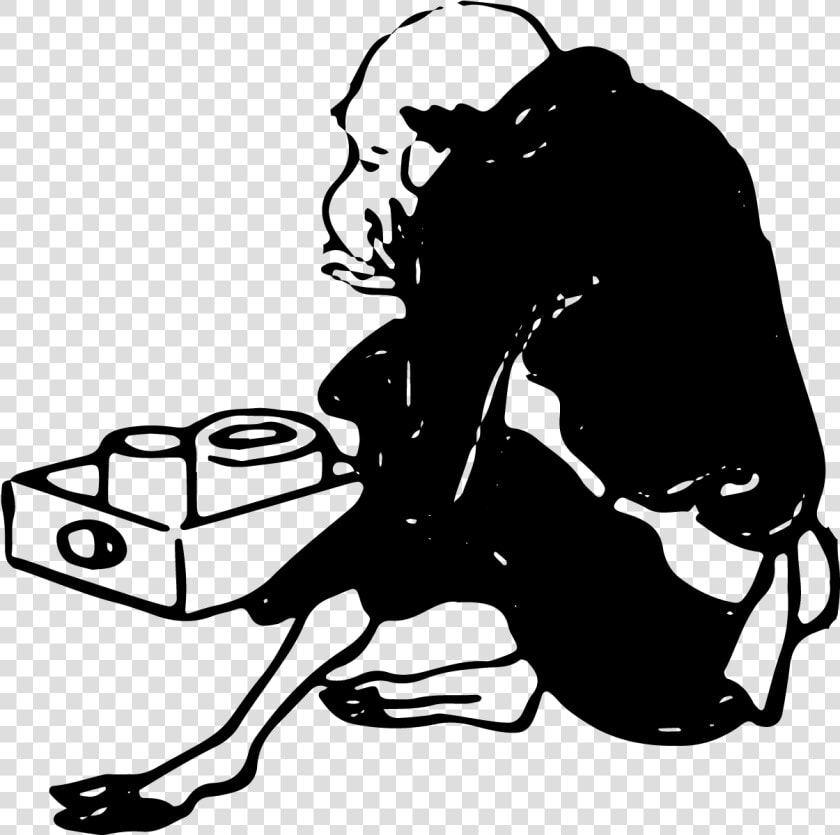 Free Ukiyo e Illustration Of Bored Man   Illustration  HD Png DownloadTransparent PNG