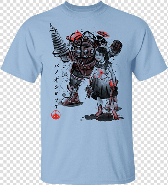 Pop Up Tee   Fan Art Bioshock Little Sister Big Daddy  HD Png DownloadTransparent PNG