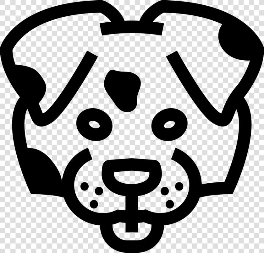 Dog Face Outline Front   Dog Face Outline  HD Png DownloadTransparent PNG