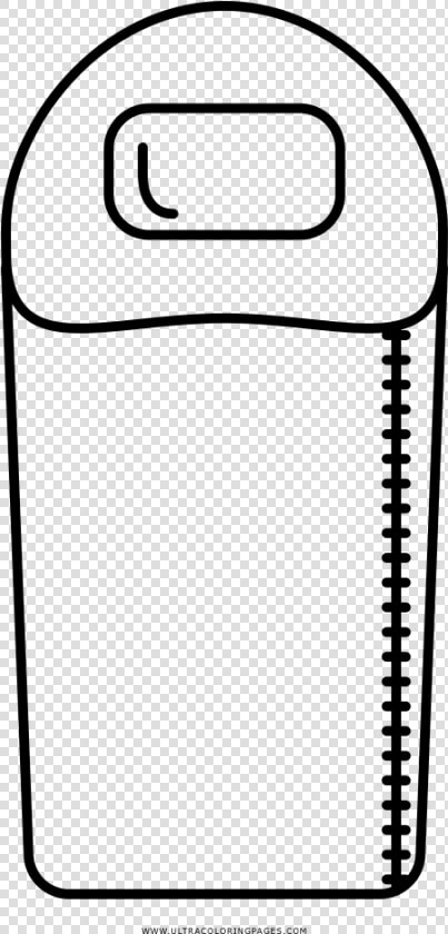 Sleeping Bag Coloring Page Ultra Pages  HD Png DownloadTransparent PNG