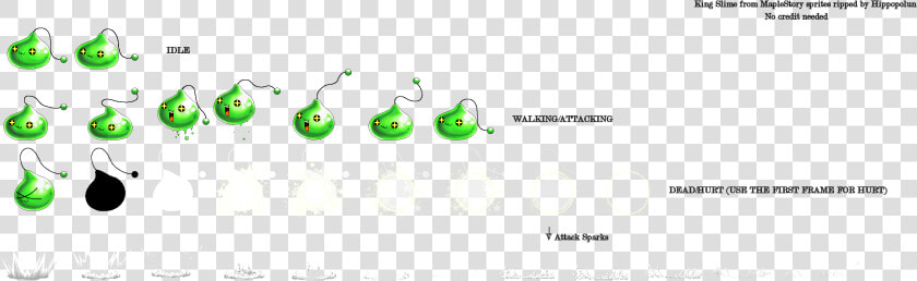 Click For Full Sized Image King Slime   Maplestory Slime Sprite  HD Png DownloadTransparent PNG