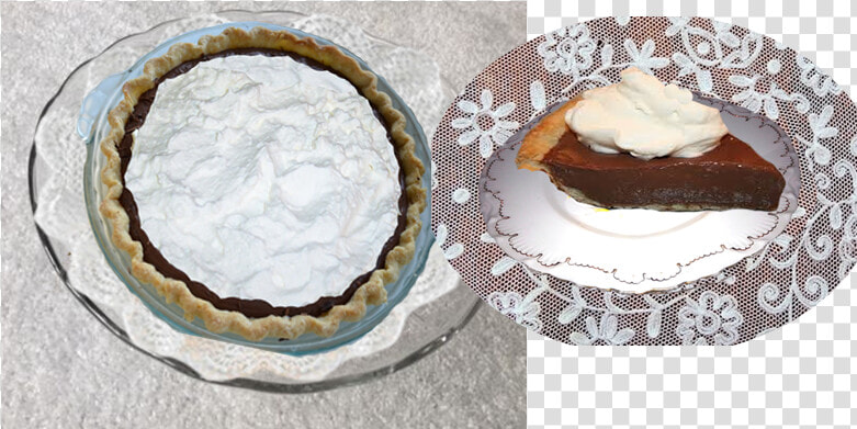 Choc Pie Plus Slice   Whipped Cream Pie  HD Png DownloadTransparent PNG