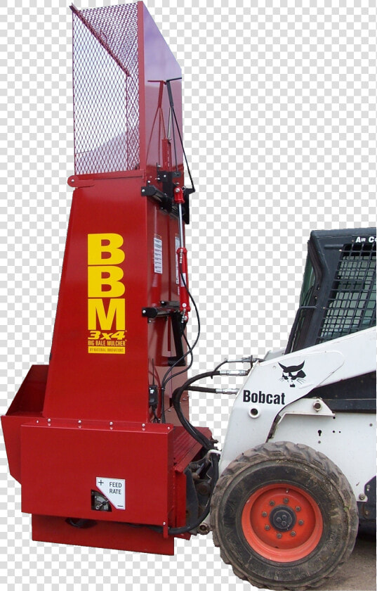 2426 Bbm3x4 nbg Big Bale Mulcher For Skid Steers   Electric Generator  HD Png DownloadTransparent PNG