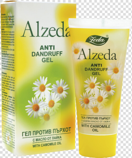 Anti Dandruff Gel ”alzeda” With Chamomile Oil 100ml   Гел Против Пърхот  HD Png DownloadTransparent PNG