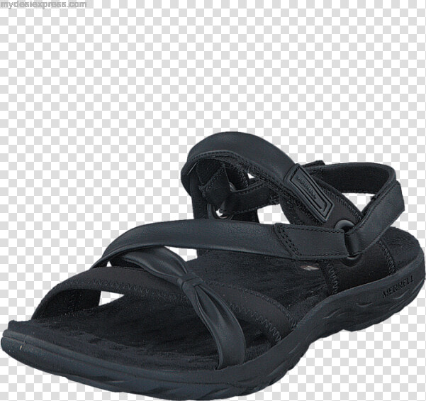 Women S Merrell Vesper Lattice Black   Flip flops  HD Png DownloadTransparent PNG