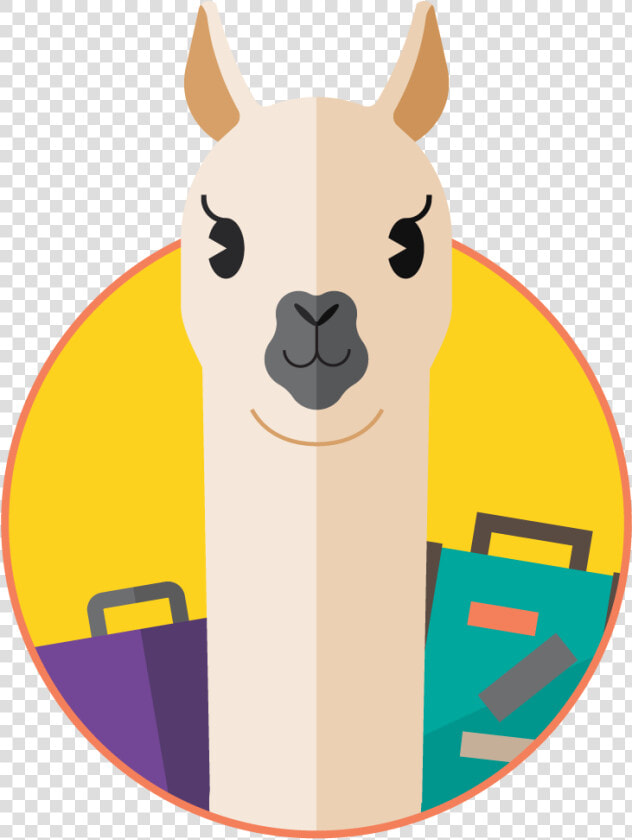 Alpaca Your Suitcase We Re Going On   Clipart Alpaca Png  Transparent PngTransparent PNG