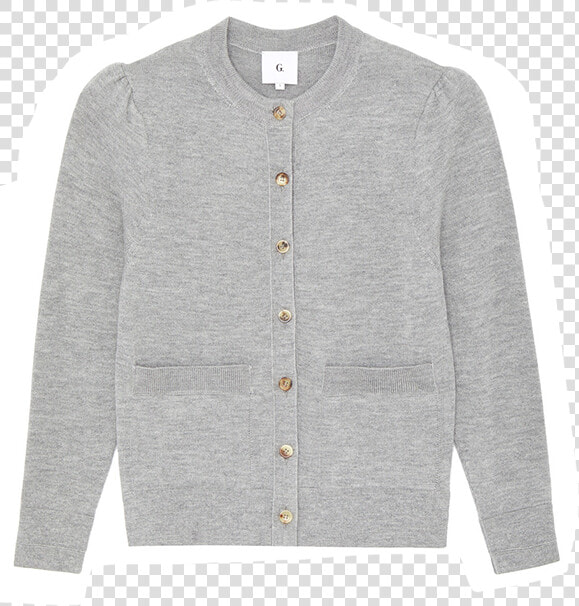 Label Sonny Puff sleeve Cardigan   Jacket  HD Png DownloadTransparent PNG