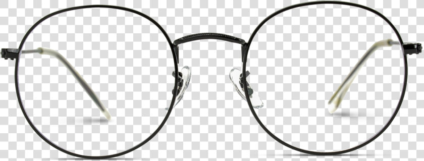 Blaine Round Metal Clear Glasses  HD Png DownloadTransparent PNG