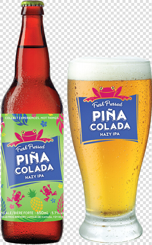 Fresh Pressed Piña Colada Hazy Ipa   Dead Frog Winter Beeracle  HD Png DownloadTransparent PNG