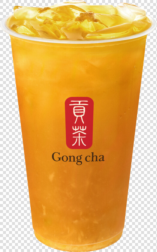 Mango Green Tea   Green Tea Gong Cha  HD Png DownloadTransparent PNG