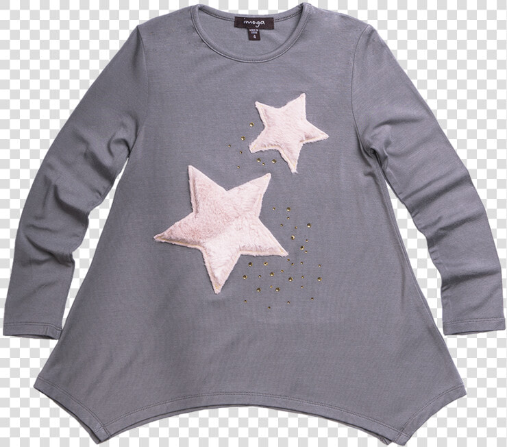 Amber Tunic Star Ash   Long sleeved T shirt  HD Png DownloadTransparent PNG