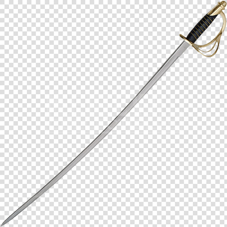 1860 Black Handle Cavalry Saber   Balling Gun  HD Png DownloadTransparent PNG