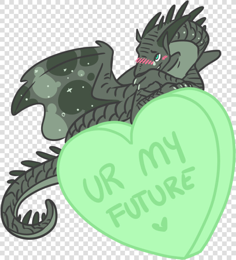 Wof Sideblog Made A Goofy Little Candy heart Valentine   Cute Wings Of Fire Dragons  HD Png DownloadTransparent PNG