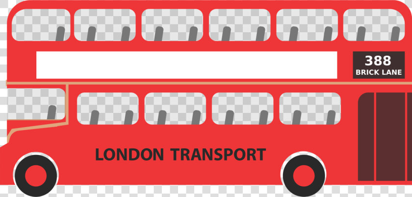 Area text brand   Double Decker Bus London Clipart  HD Png DownloadTransparent PNG