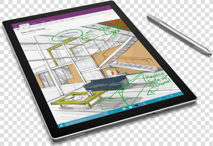 Clip Art Entry Level Surface The   Surface Pro 4 Drawing  HD Png DownloadTransparent PNG