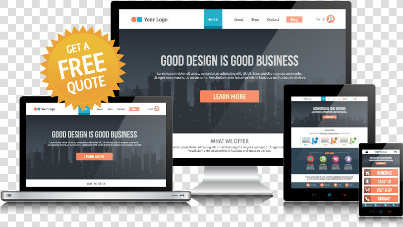 Responsive Web Design Sunshine Coast   Web Design Company Website  HD Png DownloadTransparent PNG