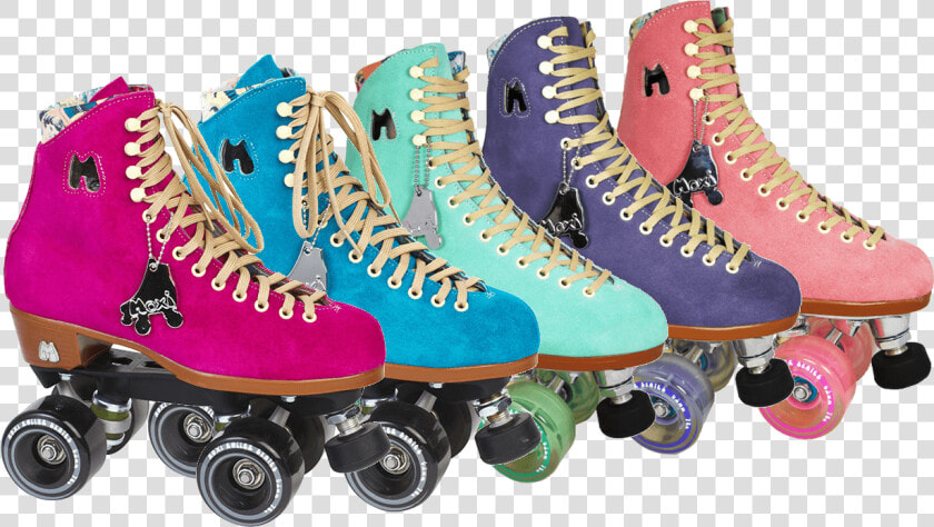 Skates   Moxi Suede Roller Skates  HD Png DownloadTransparent PNG