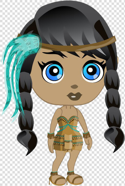 Transparent Women Native American   Native American Female Hair Cartoon  HD Png DownloadTransparent PNG