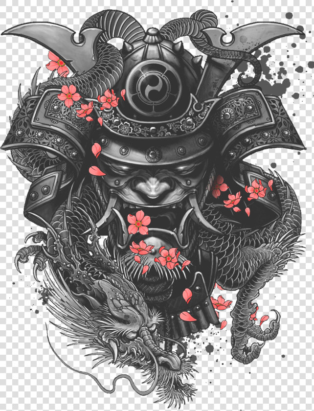 Irezumi Tattoo Sleeve Samurai Download Hq Png Clipart   Samurai Art  Transparent PngTransparent PNG