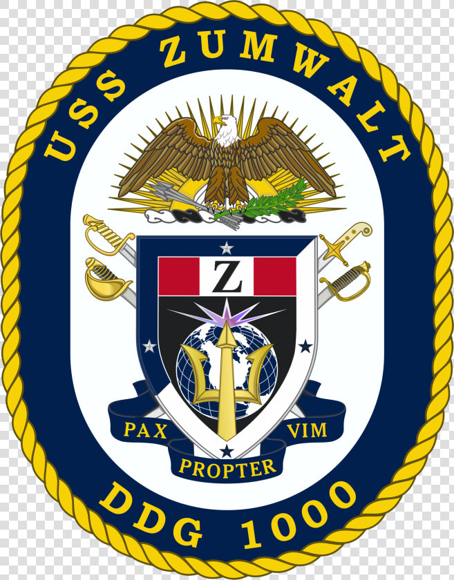 Uss Zumwalt Ddg 1000 Crest  HD Png DownloadTransparent PNG