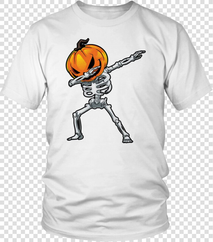 Dabbing Skeleton Pumpkin Halloween Shirt   Funny T Shirts Offensive  HD Png DownloadTransparent PNG