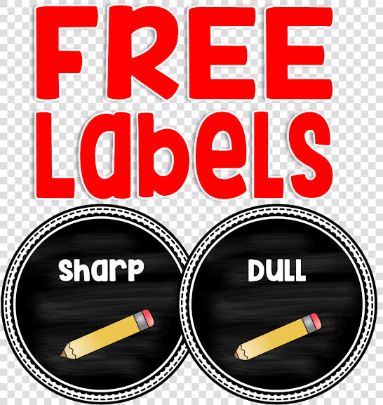 Pencil Cup Dull And Sharp Labels Free   Bullet  HD Png DownloadTransparent PNG