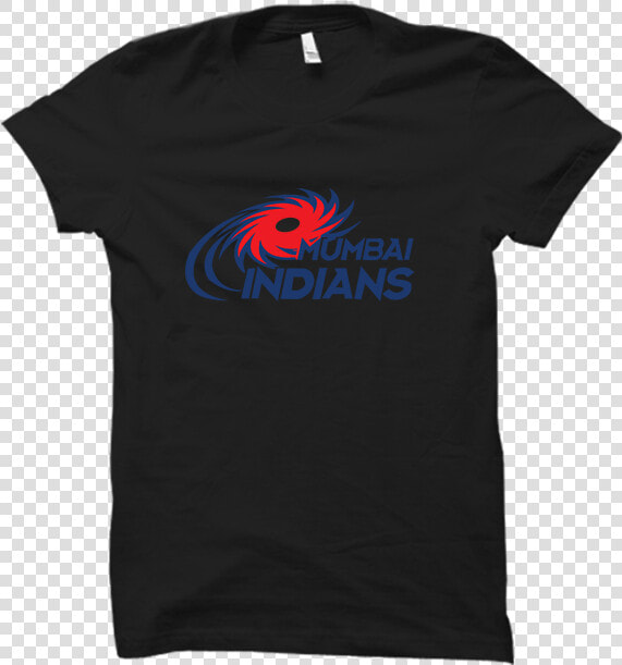 Ipl 06 B  Mumbai Indians Half Sleeve Black   Racist Wwe Shirt  HD Png DownloadTransparent PNG