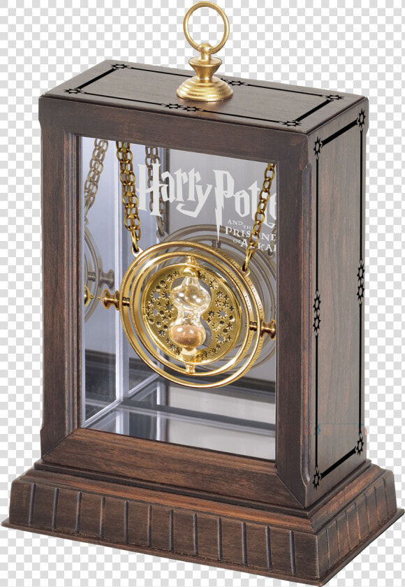 Time turner Necklace Prop Replica With Display Case   Harry Potter Time Travelling  HD Png DownloadTransparent PNG