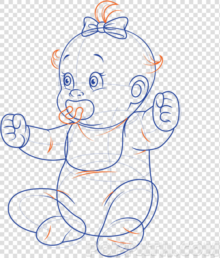 Disturbed Drawing Baby   Cartoon  HD Png DownloadTransparent PNG