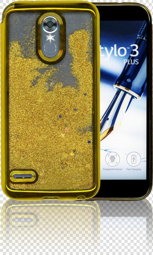 Lg Stylo 3 Mmelectroplated Water Glitter With Stars  HD Png DownloadTransparent PNG