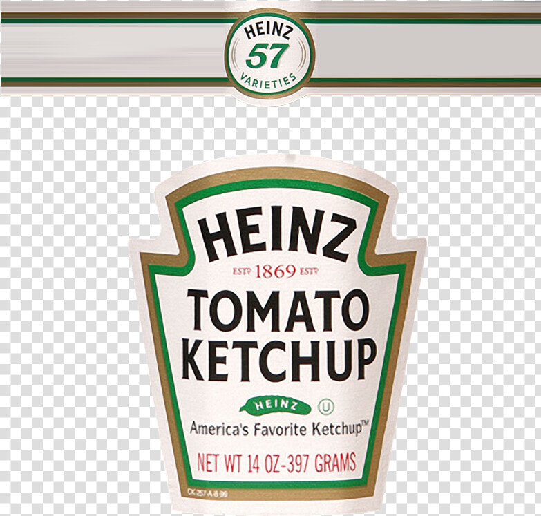 Transparent Ketchup And Mustard Clipart   Heinz Ketchup Bottle Label  HD Png DownloadTransparent PNG