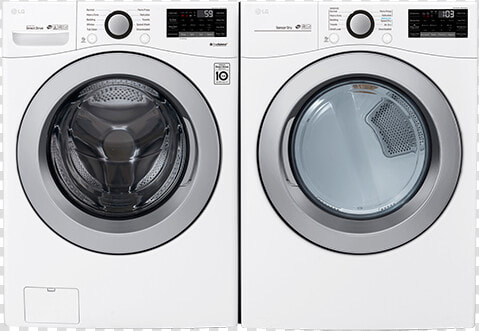 Lg Washer And Dryer White  HD Png DownloadTransparent PNG