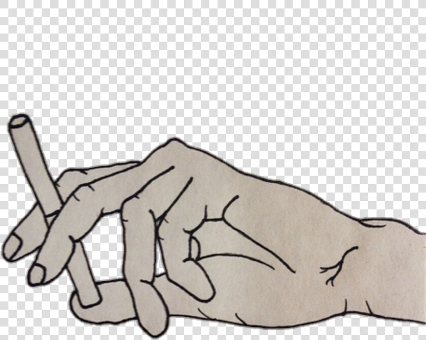 Fingers Drawing Smoking Transparent Png Clipart Free   Cigarette In Hand Clipart  Png DownloadTransparent PNG