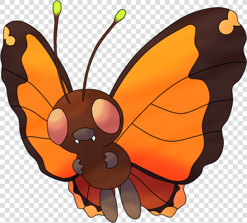 Butterfree Dark Type  HD Png DownloadTransparent PNG