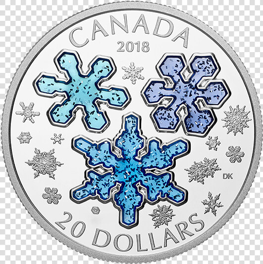 2018  20 1 Oz Fine Silver Coin   Canadian Mint Coins 2018  HD Png DownloadTransparent PNG