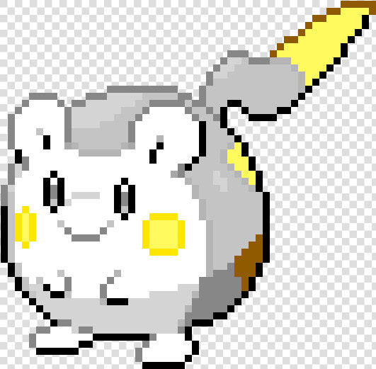 Togedemaru Pixel Art  HD Png DownloadTransparent PNG