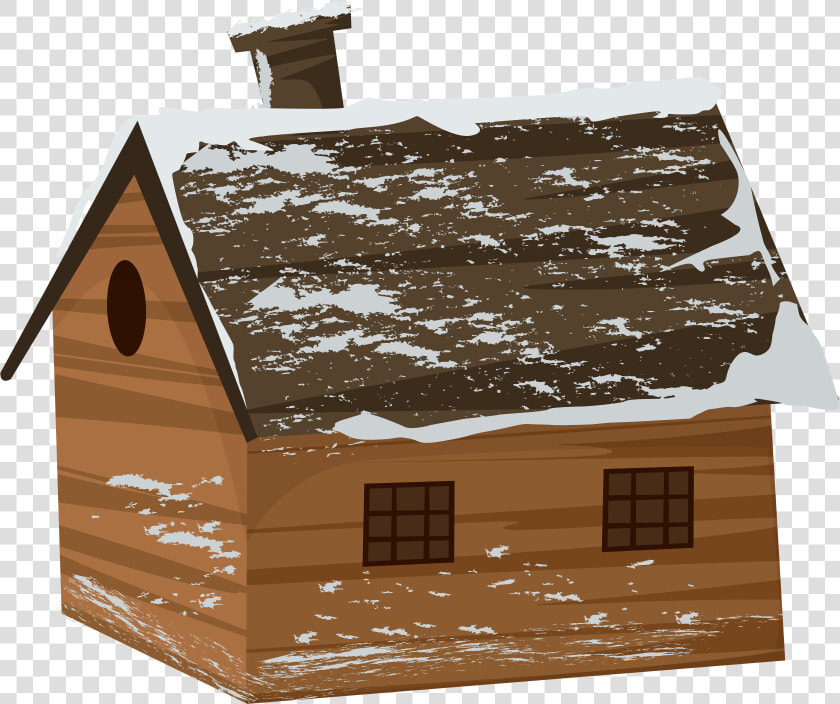 Winter Cabin House Transparent   Wooden House Transparent Background  HD Png DownloadTransparent PNG