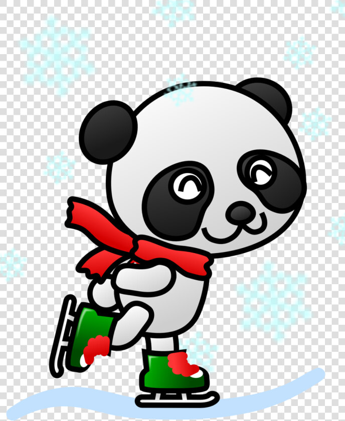 Transparent Skater Png   Skating Panda Clip Art  Png DownloadTransparent PNG