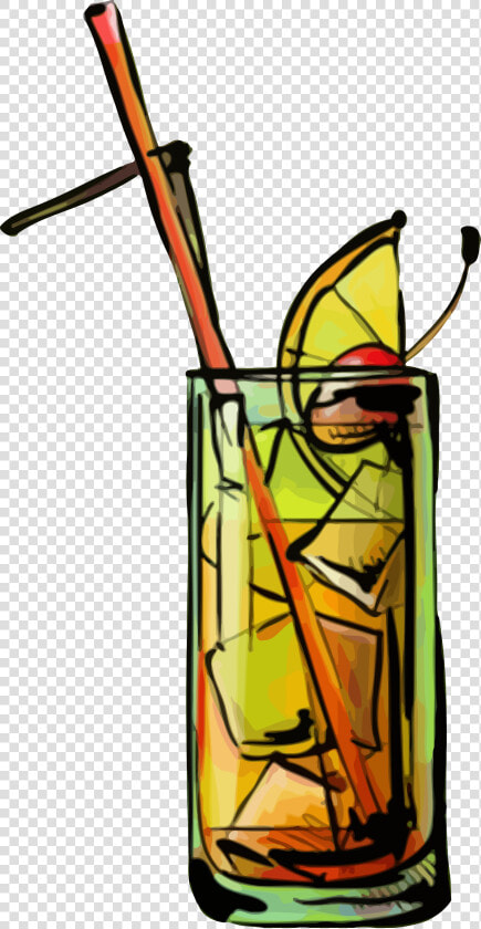 Tequila Sunrise Cocktail Clip Arts   Dibujo Cocteles  HD Png DownloadTransparent PNG