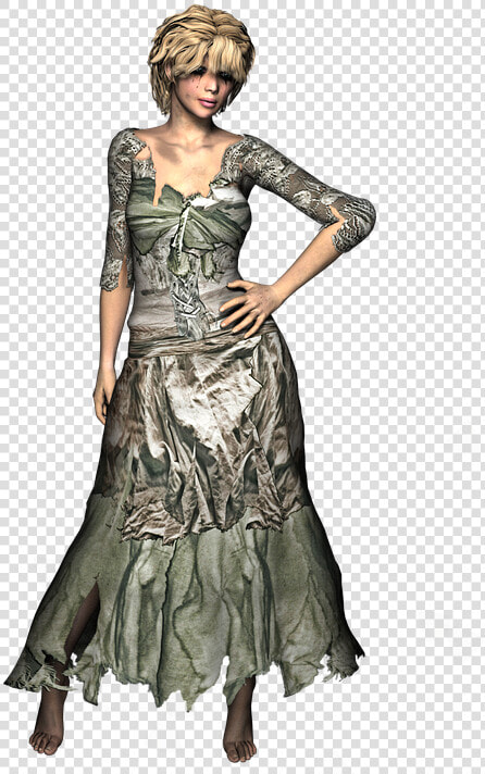 Woman In Rags  HD Png DownloadTransparent PNG