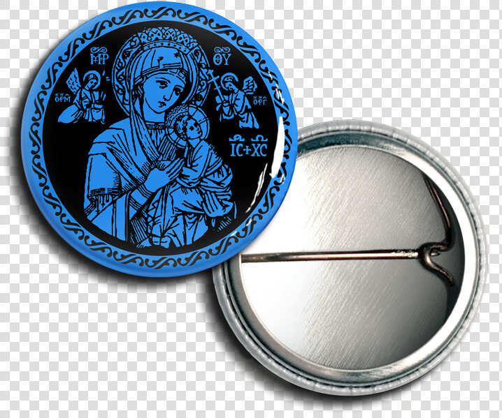 The Refuge And The Hope Of Sinners Button Class   Our Lady Of Perpetual Help  HD Png DownloadTransparent PNG