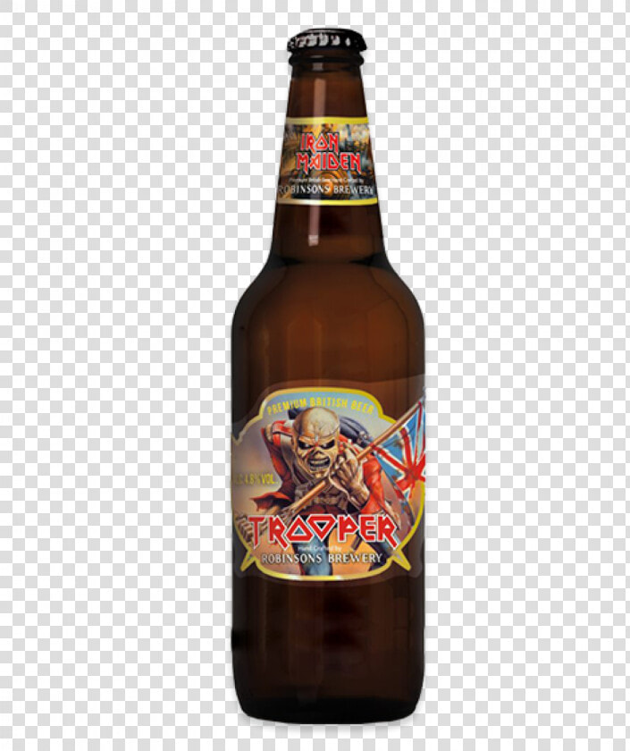 Iron Maiden Trooper 500ml Bottle   Iron Maiden Trooper Beer  HD Png DownloadTransparent PNG