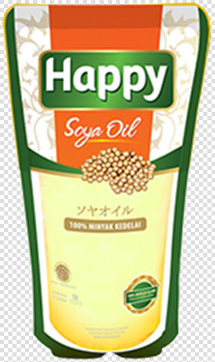 Happy Soya Oil 1 Lt Pouch X 12 Packs Per Carton  HD Png DownloadTransparent PNG