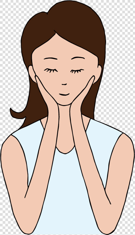 Touching Nose Png   Hands Touching Face Cartoon  Transparent PngTransparent PNG