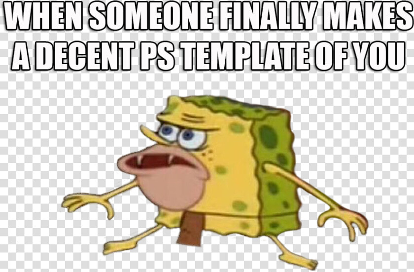 Caveman Spongebob Meme Png   Primitive Spongebob  Transparent PngTransparent PNG